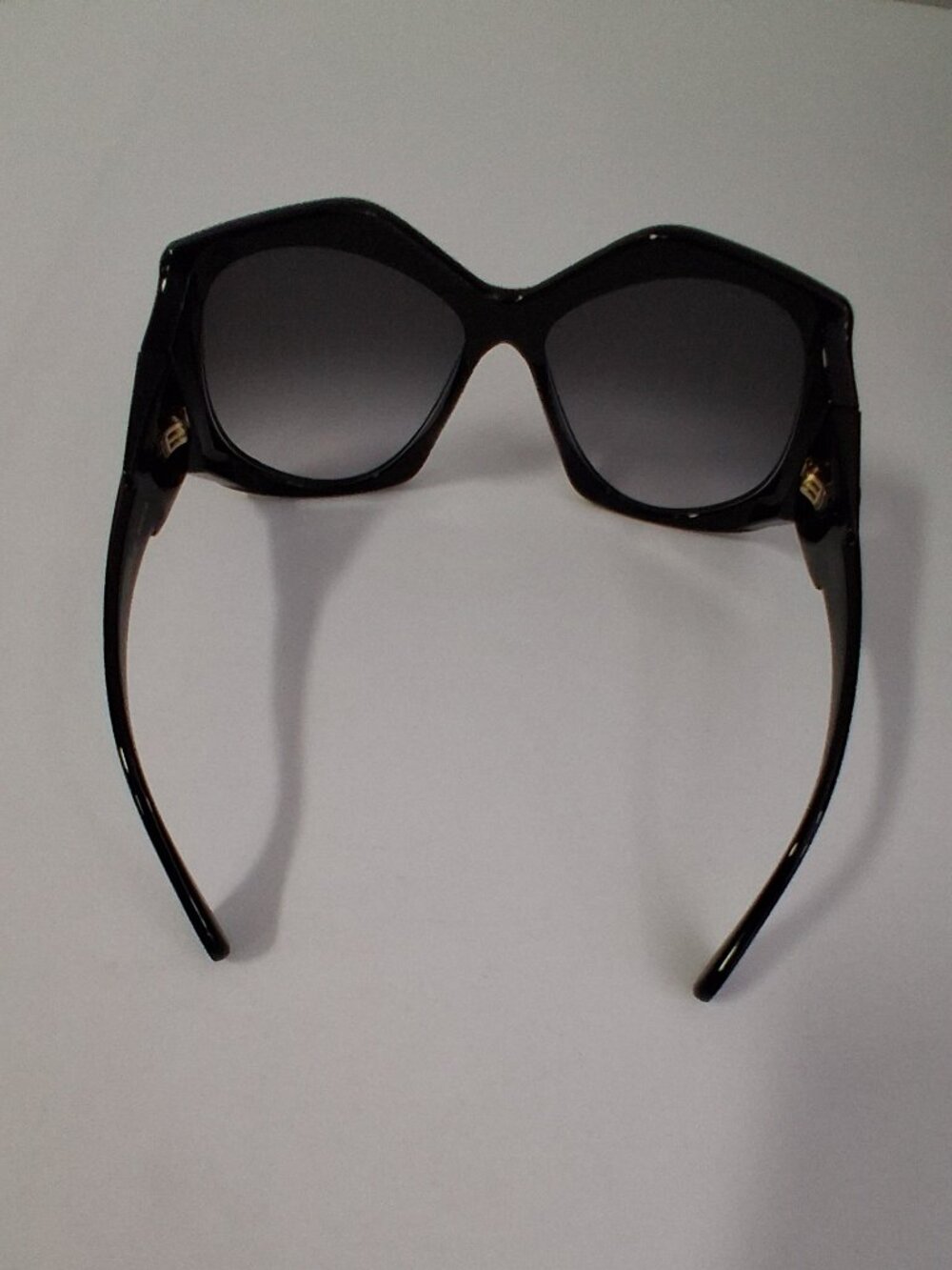 Authentic Women's Gucci GG0875S Sunglasses – Black/Grey – 62-16-120 Brand New - Picture 7 of 9